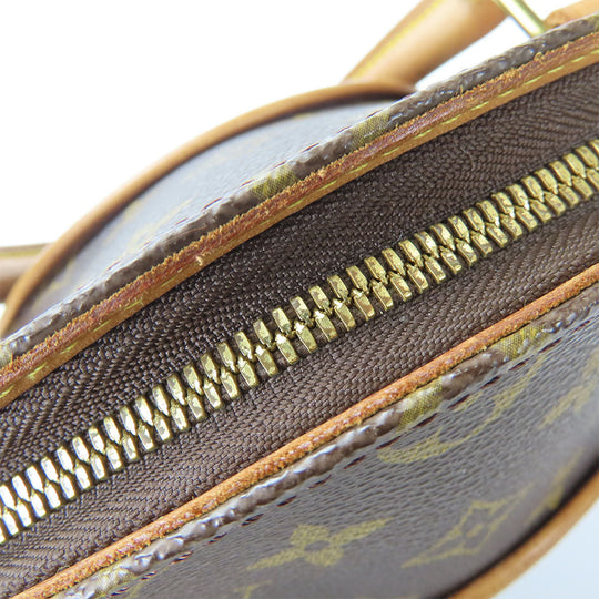 LOUIS VUITTON Handbag M51127 Monogram, Tanned Leather Brown EllipsePM Women Used Authentic
