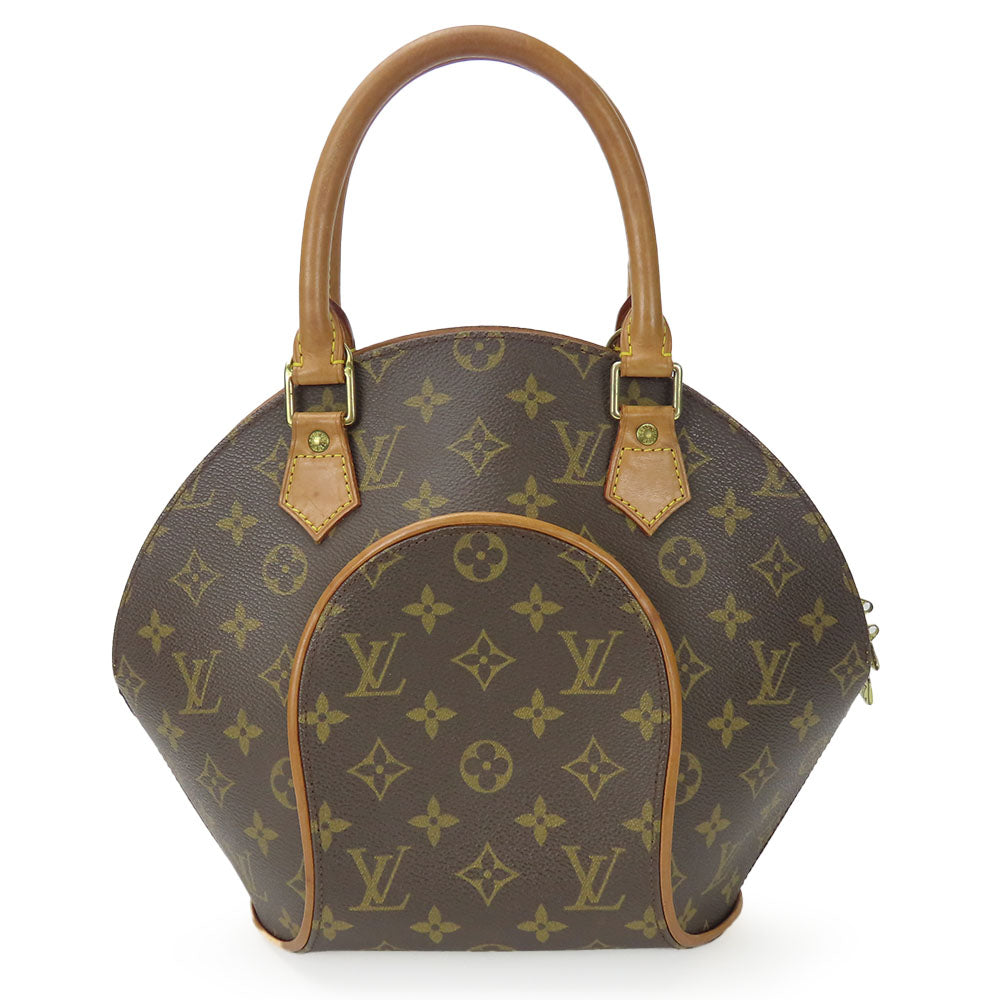 LOUIS VUITTON Handbag M51127 Monogram, Tanned Leather Brown EllipsePM Women Used Authentic