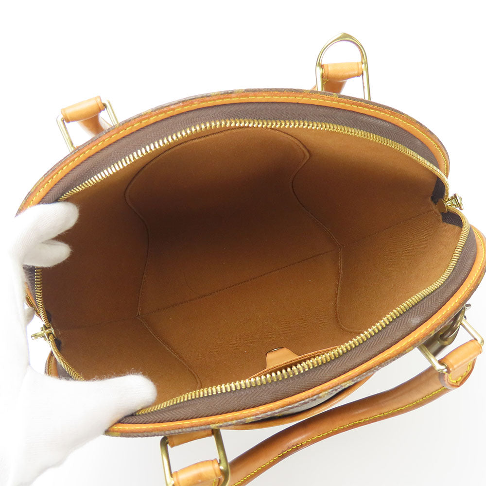 LOUIS VUITTON Handbag M51127 Monogram, Tanned Leather Brown EllipsePM Women Used Authentic