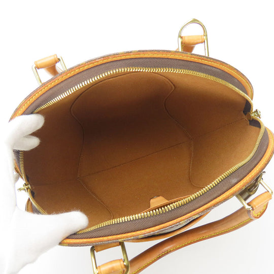 LOUIS VUITTON Handbag M51127 Monogram, Tanned Leather Brown EllipsePM Women Used Authentic