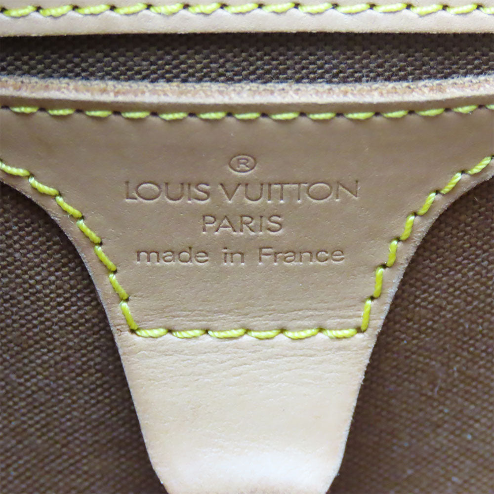LOUIS VUITTON Handbag M51127 Monogram, Tanned Leather Brown EllipsePM Women Used Authentic