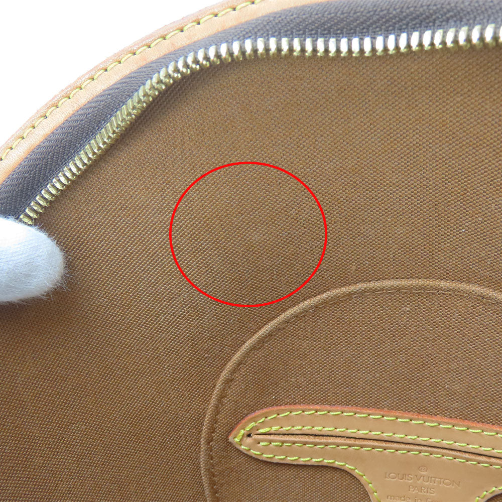 LOUIS VUITTON Handbag M51127 Monogram, Tanned Leather Brown EllipsePM Women Used Authentic