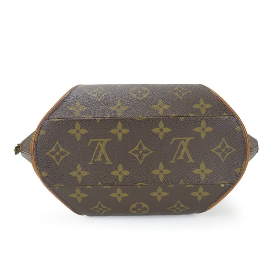 LOUIS VUITTON Handbag M51127 Monogram, Tanned Leather Brown EllipsePM Women Used Authentic