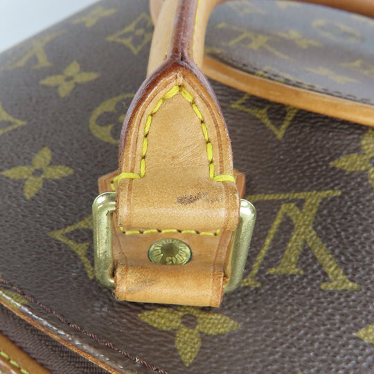 LOUIS VUITTON Handbag M51127 Monogram, Tanned Leather Brown EllipsePM Women Used Authentic