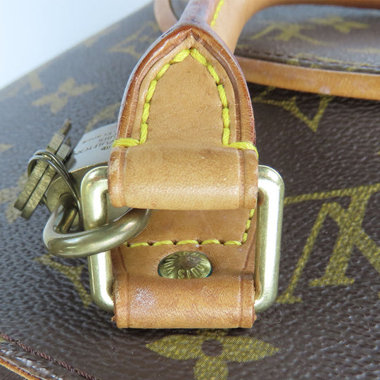 LOUIS VUITTON Handbag M51127 Monogram, Tanned Leather Brown EllipsePM Women Used Authentic