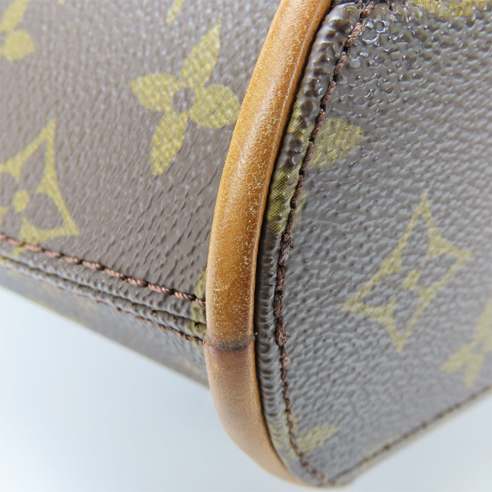 LOUIS VUITTON Handbag M51127 Monogram, Tanned Leather Brown EllipsePM Women Used Authentic