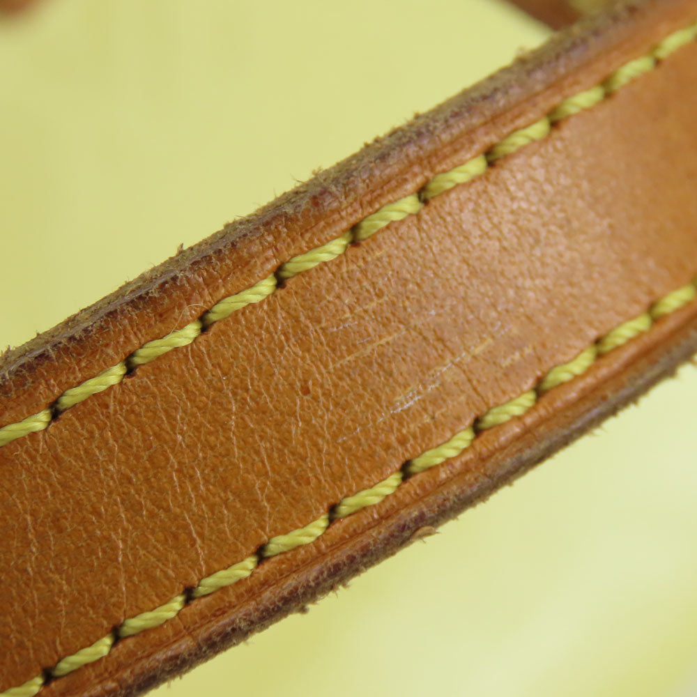 LOUIS VUITTON Handbag M91336 Monogram Vernis, tanned leather beige Lead PM Women Used Authentic