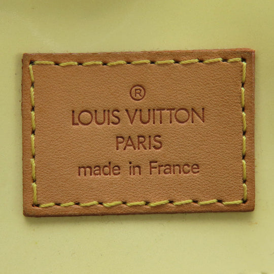 LOUIS VUITTON Handbag M91336 Monogram Vernis, tanned leather beige Lead PM Women Used Authentic