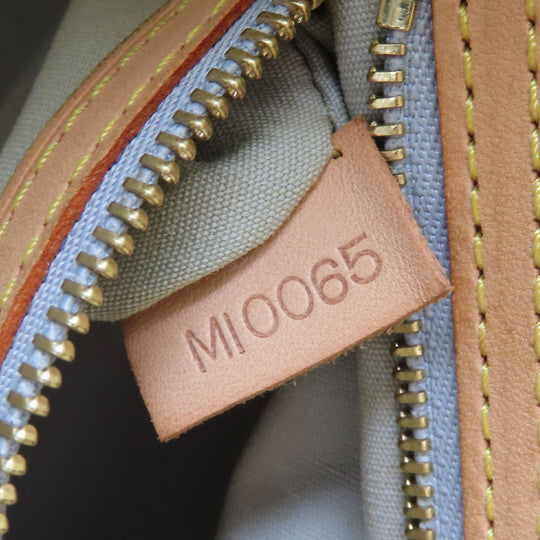 LOUIS VUITTON Handbag M91336 Monogram Vernis, tanned leather beige Lead PM Women Used Authentic