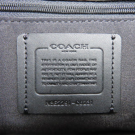 COACH Tote Bag C6231 leather black Women Used Authentic