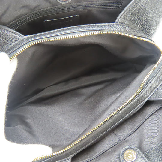 COACH Tote Bag C6231 leather black Women Used Authentic