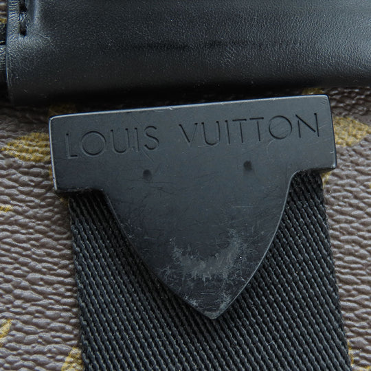 LOUIS VUITTON Shoulder Bag M46442 Monogram macacer Brown archie messenger mens Used Authentic