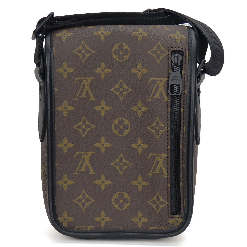 LOUIS VUITTON Shoulder Bag M46442 Monogram macacer Brown archie messenger mens Used Authentic