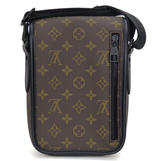 LOUIS VUITTON Shoulder Bag M46442 Monogram macacer Brown archie messenger mens Used Authentic