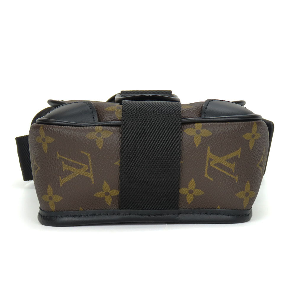 LOUIS VUITTON Shoulder Bag M46442 Monogram macacer Brown archie messenger mens Used Authentic