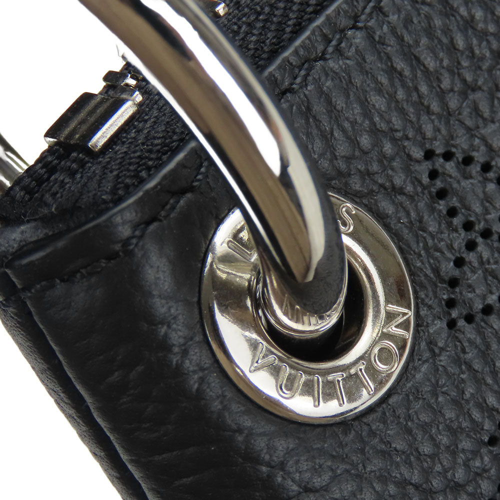 LOUIS VUITTON Shoulder Bag M56073 Monogram Mahina black Beauvre Hobo Women Used Authentic