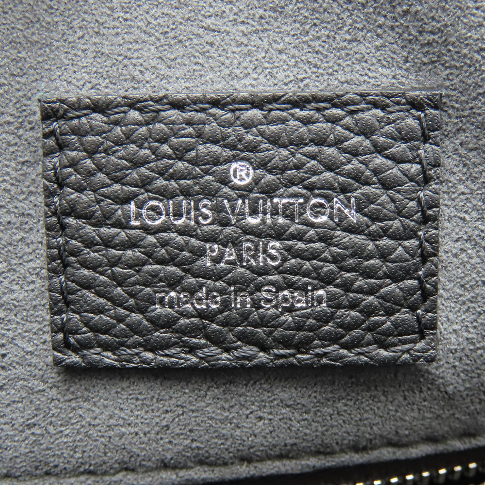 LOUIS VUITTON Shoulder Bag M56073 Monogram Mahina black Beauvre Hobo Women Used Authentic