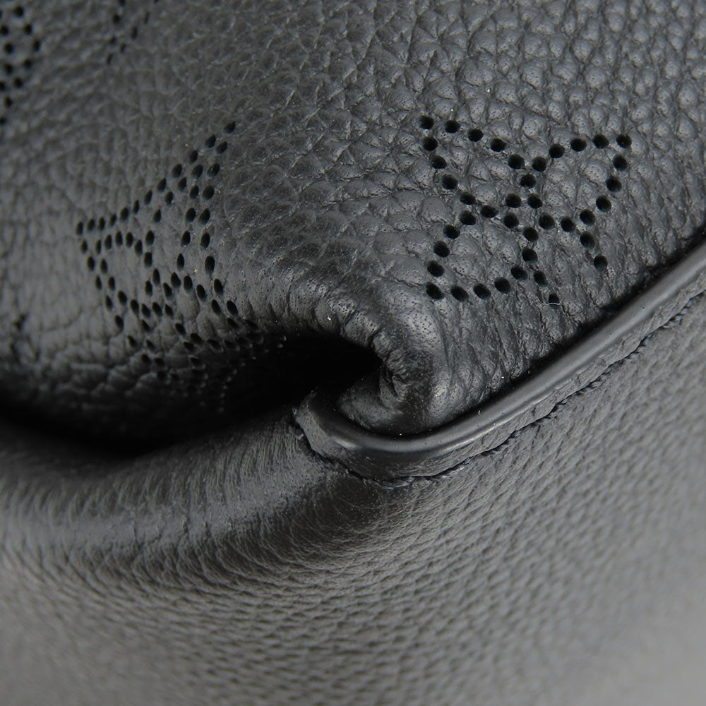 LOUIS VUITTON Shoulder Bag M56073 Monogram Mahina black Beauvre Hobo Women Used Authentic