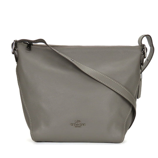 COACH Shoulder Bag 21378 leather gray
