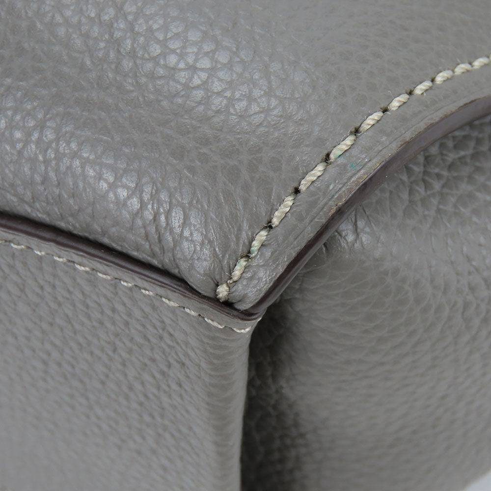 COACH Shoulder Bag 21378 leather gray