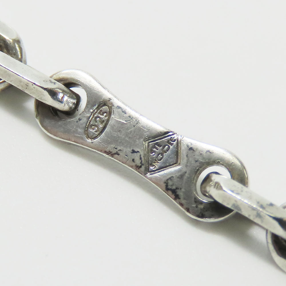 HERMES Bag charm Leather, Silver925 Red animal Women Used Authentic