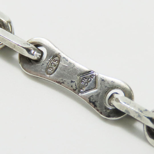 HERMES Bag charm Leather, Silver925 Red animal Women Used Authentic