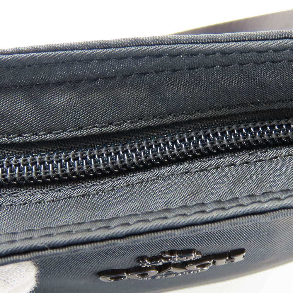 COACH Shoulder Bag F22346 Nylon black Women Used Authentic