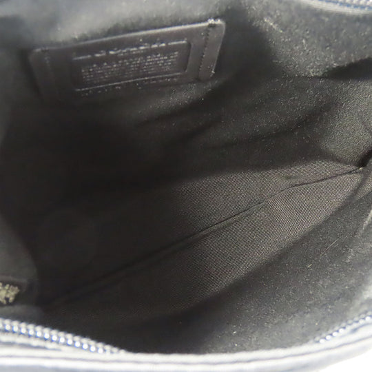 COACH Shoulder Bag F22346 Nylon black Women Used Authentic