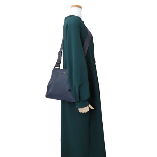 COACH Shoulder Bag F22346 Nylon black Women Used Authentic