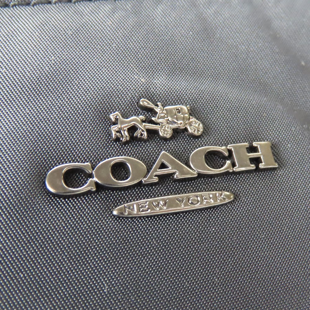 COACH Shoulder Bag F22346 Nylon black Women Used Authentic