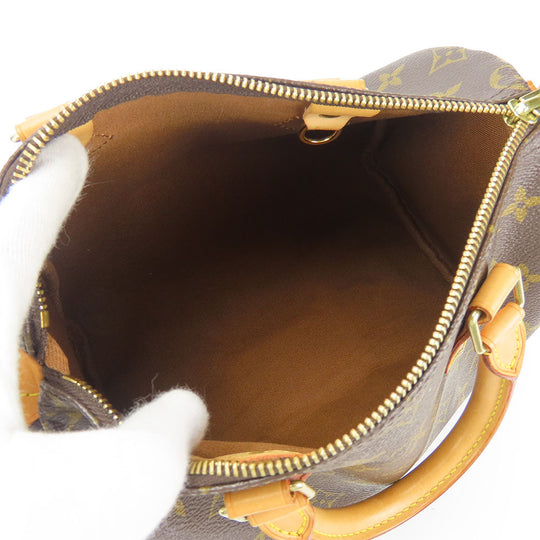 LOUIS VUITTON Handbag M41528 Monogram Brown Speedy 25 Women Used Authentic