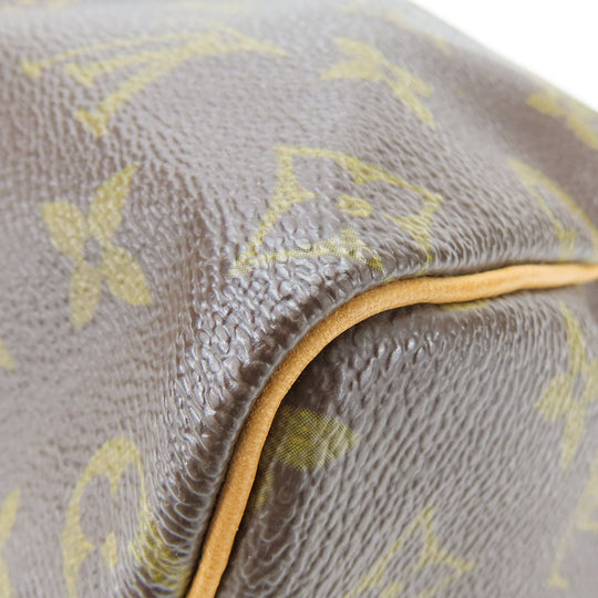 LOUIS VUITTON Handbag M41528 Monogram Brown Speedy 25 Women Used Authentic
