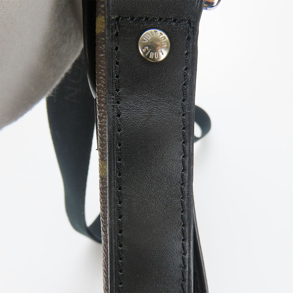 LOUIS VUITTON Shoulder Bag M56715 Monogram macacer Brown Bus MM unisex(Unisex) Used Authentic