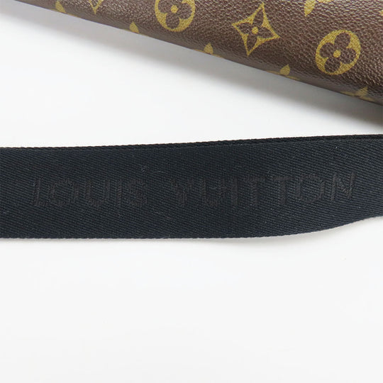 LOUIS VUITTON Shoulder Bag M56715 Monogram macacer Brown Bus MM unisex(Unisex) Used Authentic