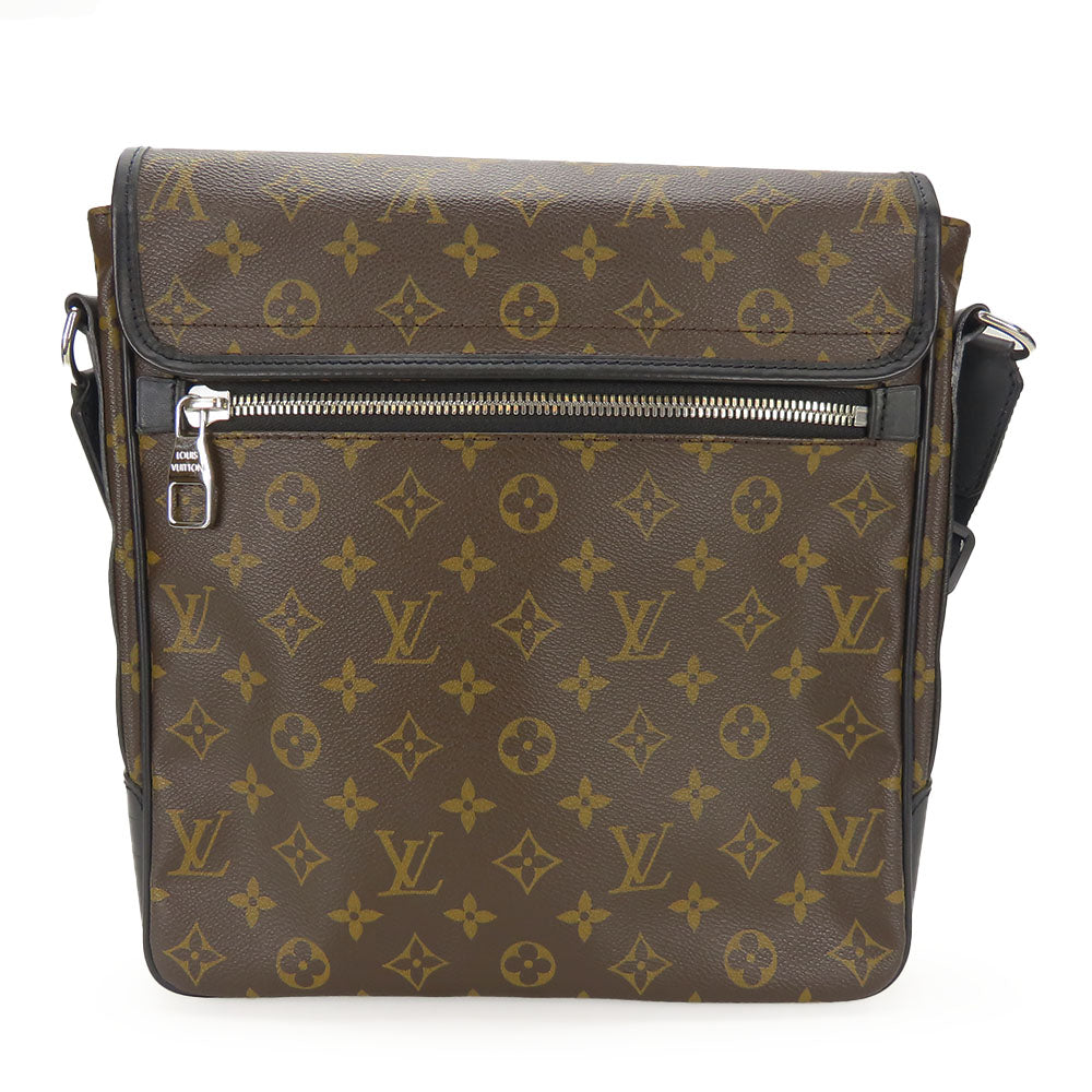 LOUIS VUITTON Shoulder Bag M56715 Monogram macacer Brown Bus MM unisex(Unisex) Used Authentic