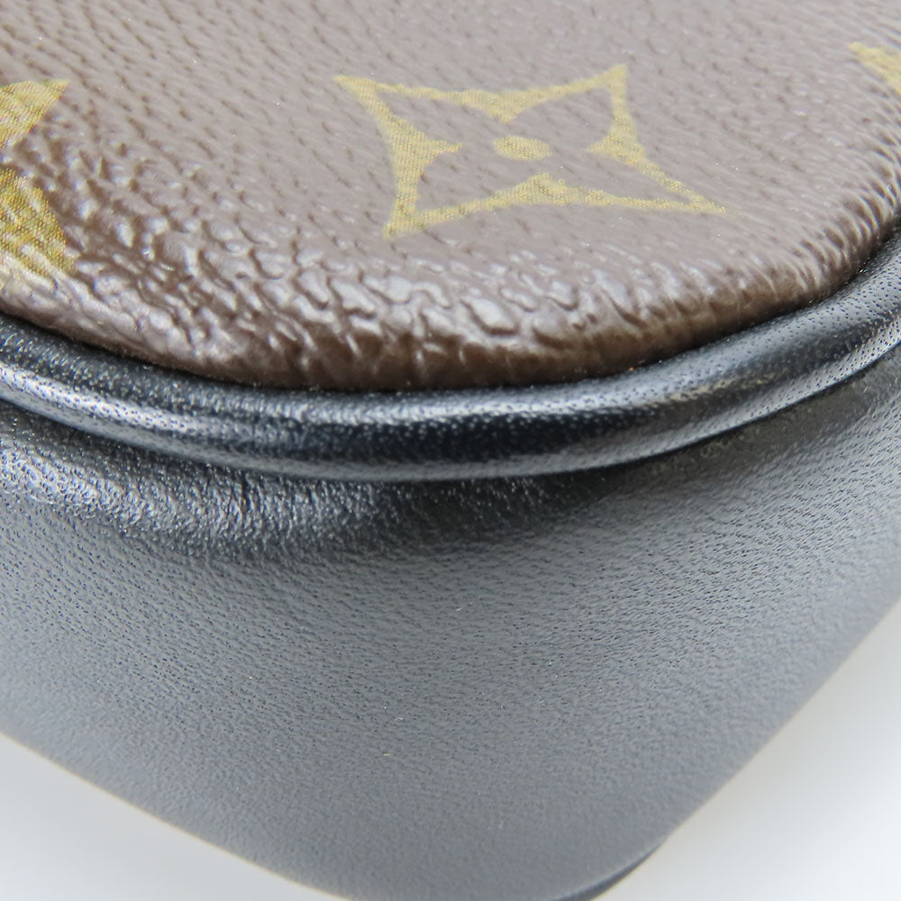LOUIS VUITTON Shoulder Bag M56715 Monogram macacer Brown Bus MM unisex(Unisex) Used Authentic