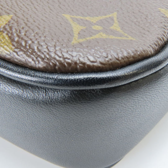 LOUIS VUITTON Shoulder Bag M56715 Monogram macacer Brown Bus MM unisex(Unisex) Used Authentic
