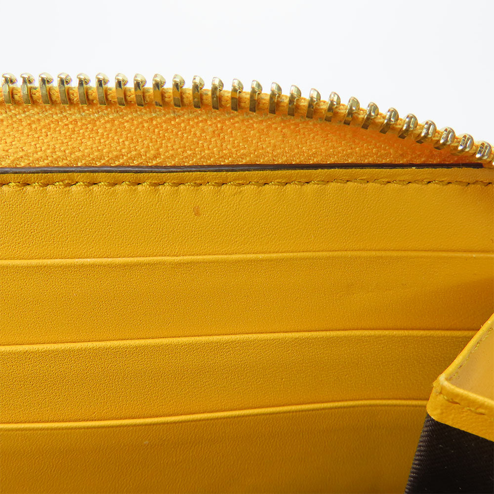 GUCCI Long Wallet Purse 506279 GG Supreme Canvas beige Women Used Authentic