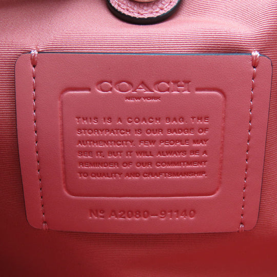 COACH Tote Bag 91140 Denim, Leather blue Women Used Authentic