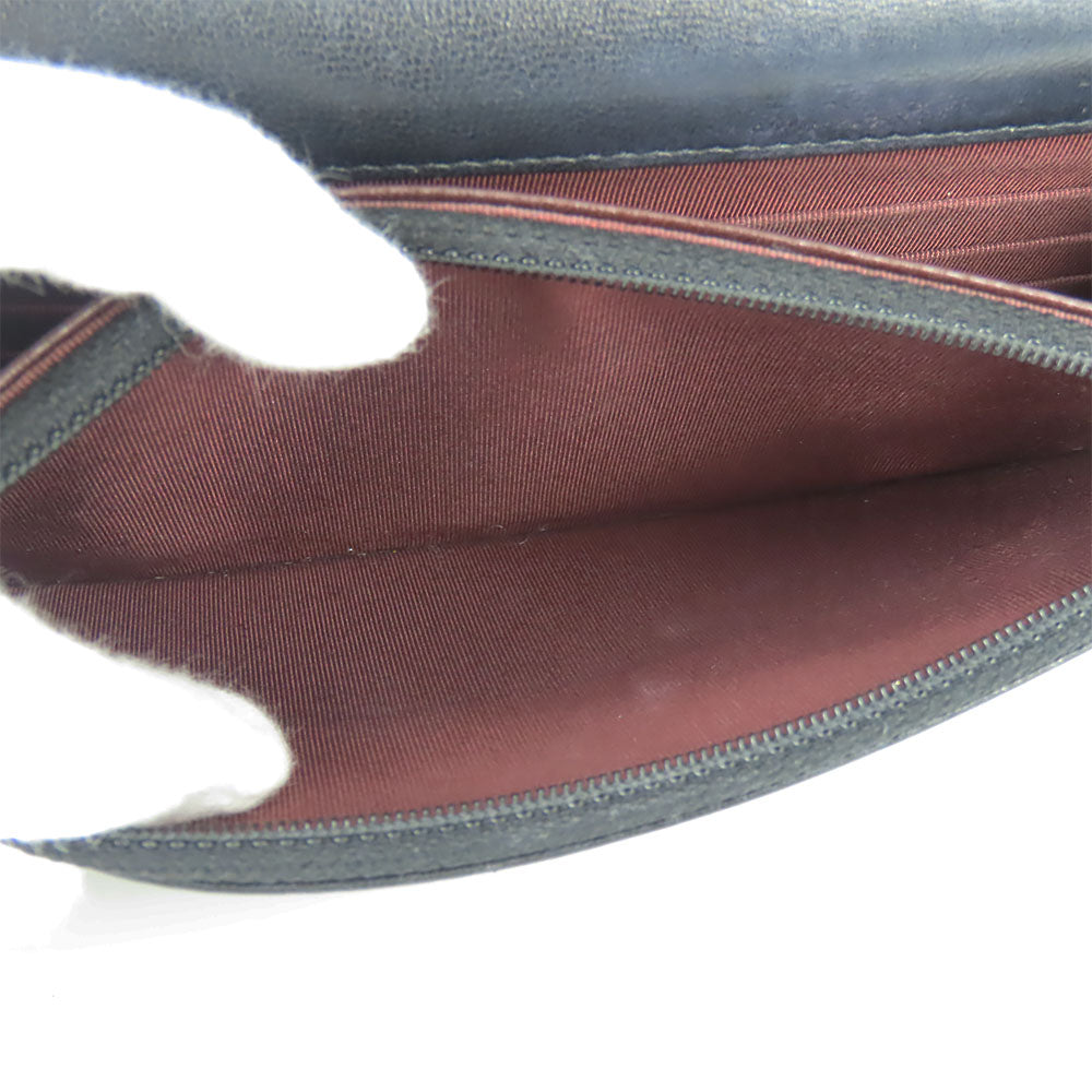 CHANEL Shoulder Bag lambskin black Matrasse Chain wallet Women Used Authentic