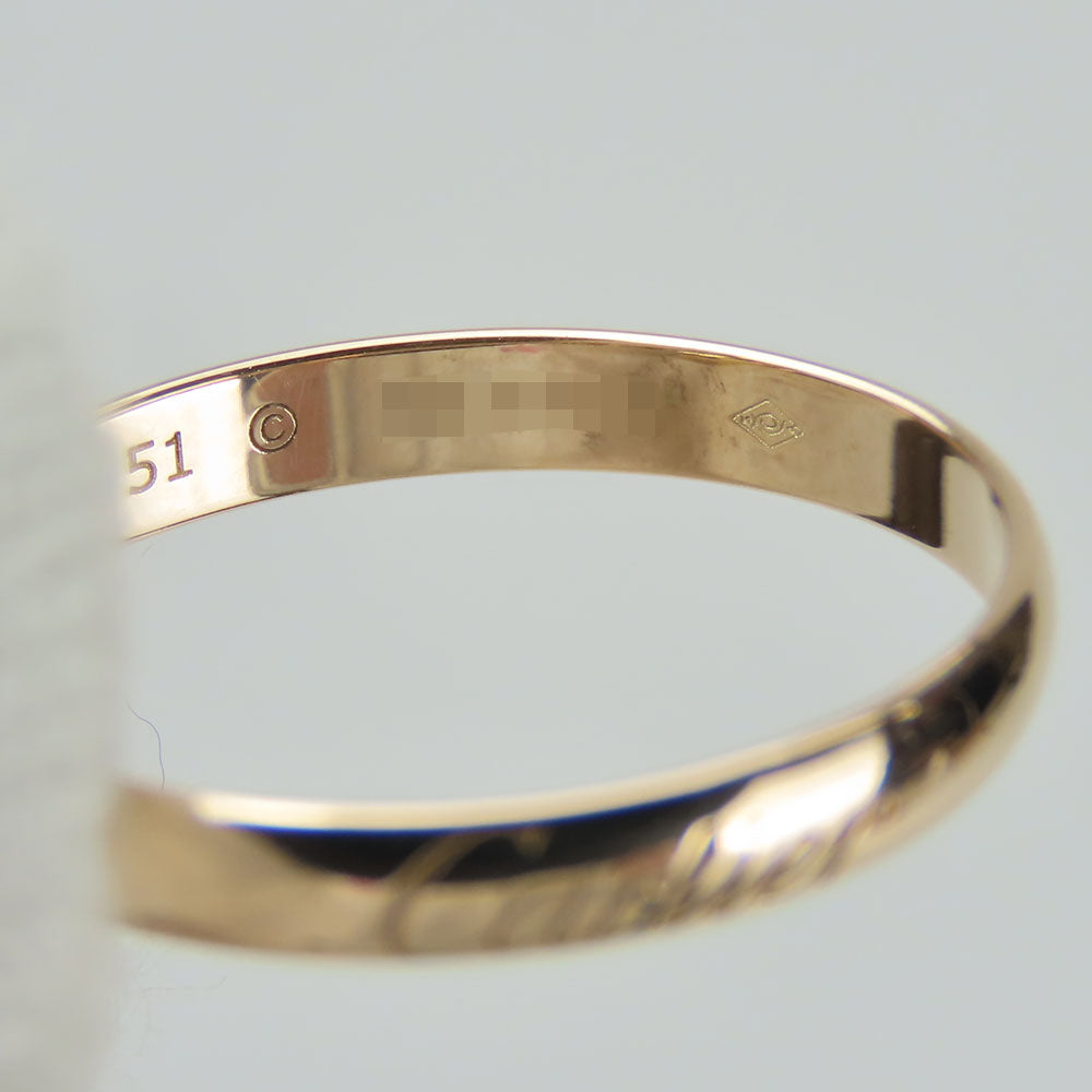 CARTIER Ring K18 Yellow Gold, K18 Pink Gold, K18WG Three color Small Trinity Women 51 Used Authentic