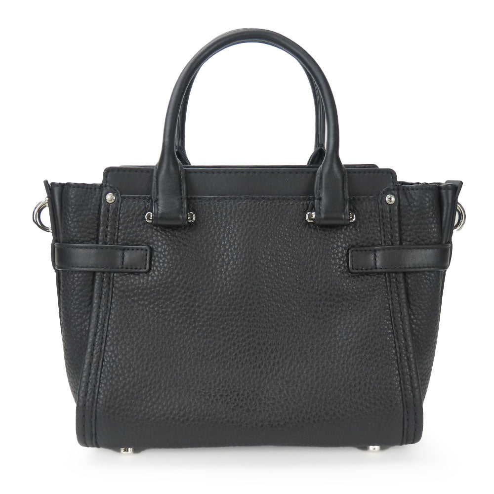 COACH Handbag 37444 leather black Swagger 21