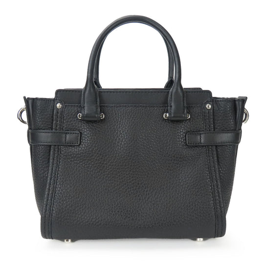 COACH Handbag 37444 leather black Swagger 21