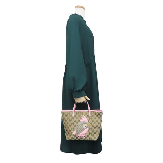 GUCCI Handbag 271101 GG canvas beige Papagallo