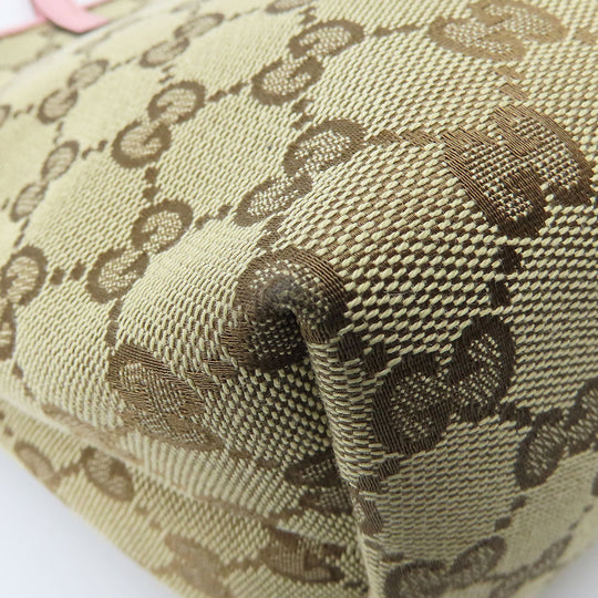 GUCCI Handbag 271101 GG canvas beige Papagallo