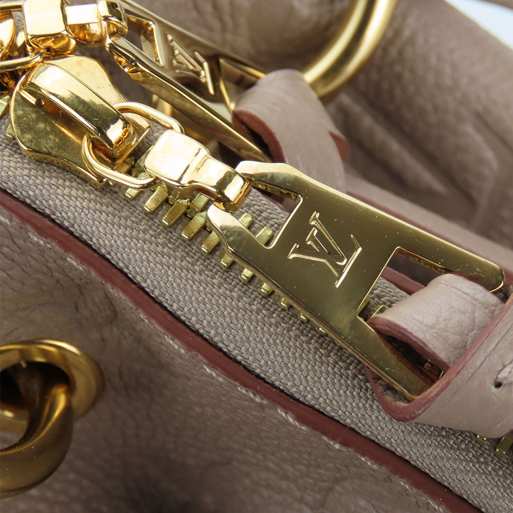 LOUIS VUITTON Handbag M43743 Monogram Ann Platt pink beige Ponty PM