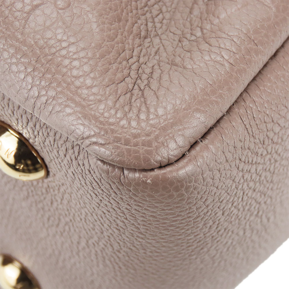 LOUIS VUITTON Handbag M43743 Monogram Ann Platt pink beige Ponty PM