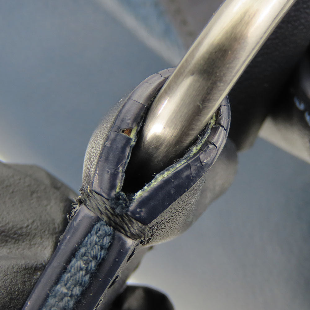 COACH Shoulder Bag F71431 leather Navy mens Used Authentic