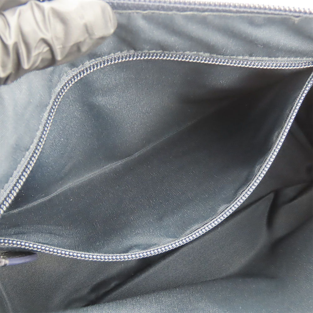 COACH Shoulder Bag F71431 leather Navy mens Used Authentic