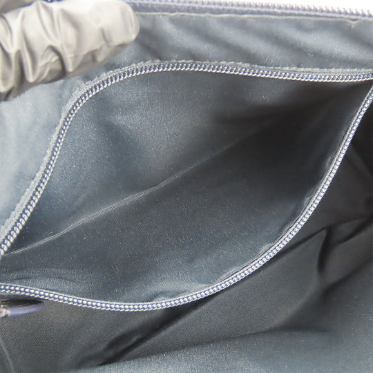 COACH Shoulder Bag F71431 leather Navy mens Used Authentic